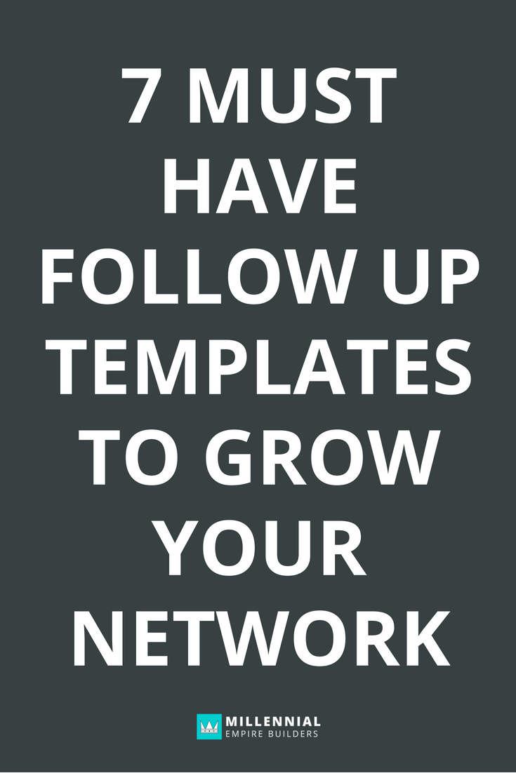 Networking follow-up email templates make it a million times easier to grow your network without burning out. Click through to learn the 7 templates that you absolutely have to have in order to reach your goals.