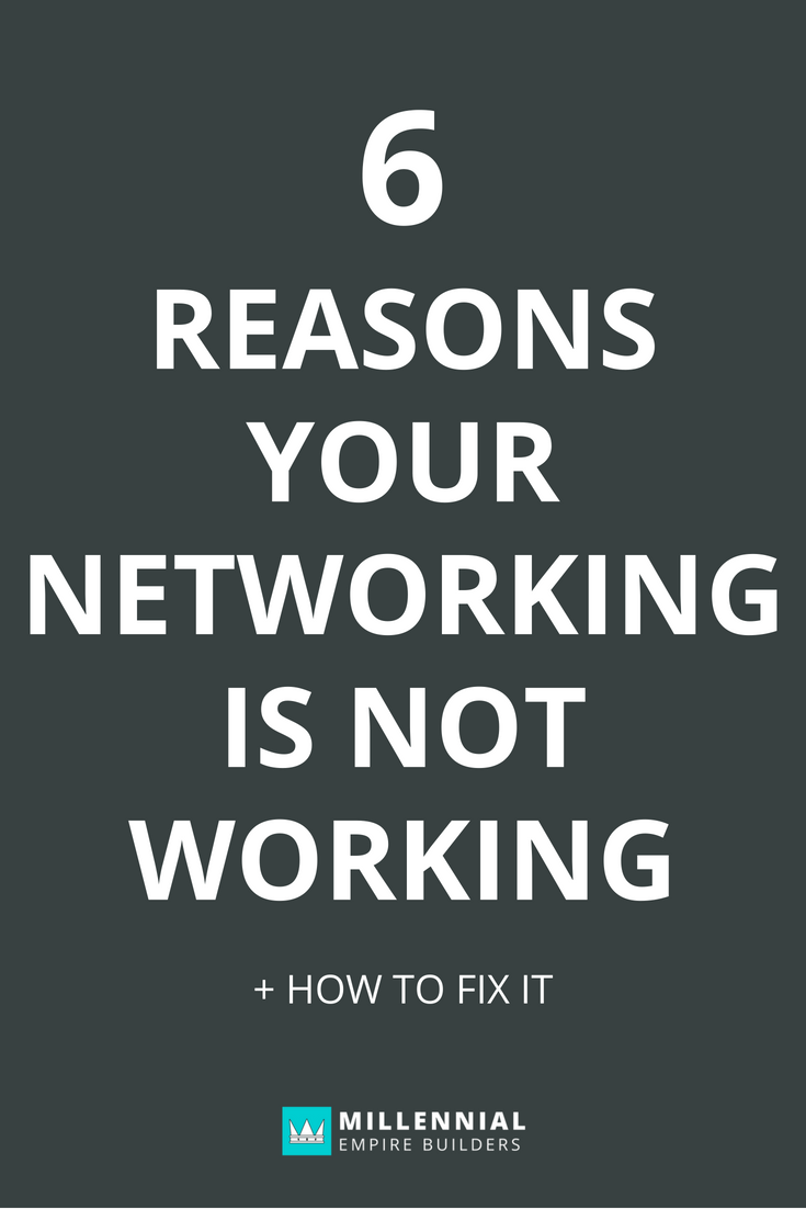 Networking does work but you have to approach it the right way. Here are the six most common mistakes that most people make when it comes to networking and how to fix each of them. Click through to learn more.