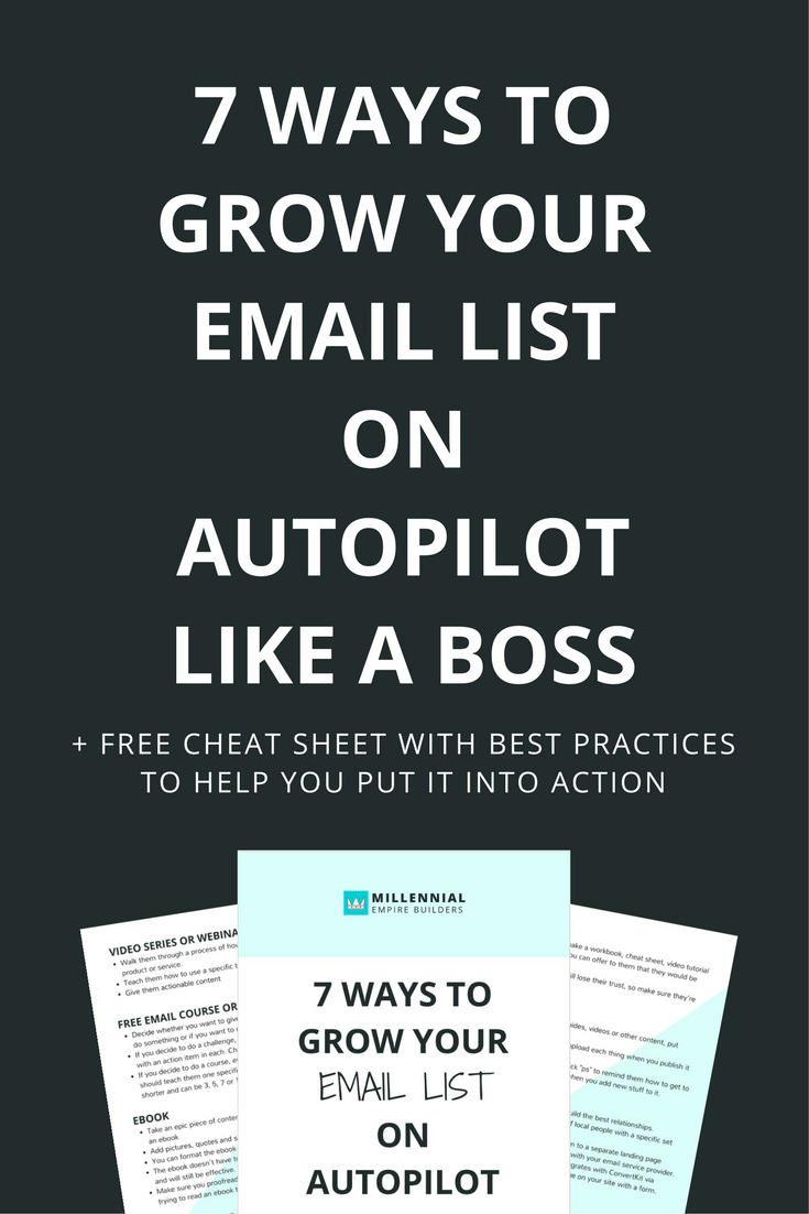 Regardless of your industry, growing your email list is one of the most important things you can do for your business... but constantly finding new leads who are willing to raise their hand and say they're interested in doing business with you isn't always easy (unless you have the right strategies of course). In this article, you'll learn how to get people to BEG to opt-in to your email list. Click through to learn more and to get the best practices cheat sheet.
