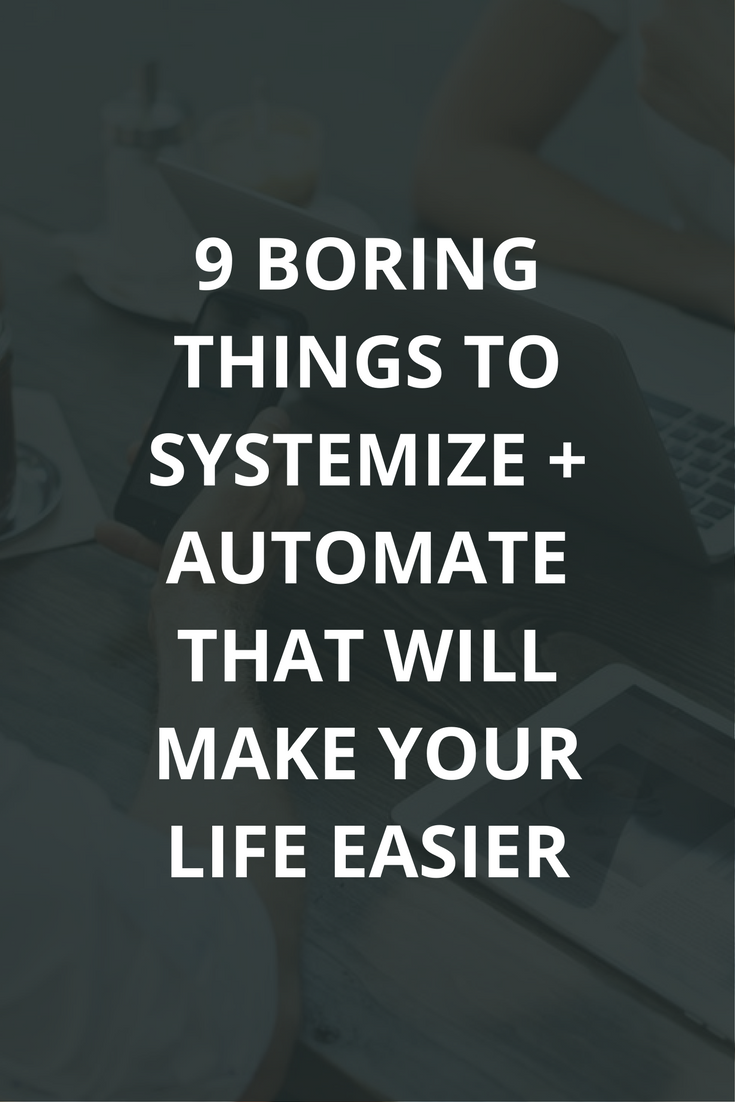 The best advice is the simplest advice... And here's your super simple advice: if you have to do it more than once, find a way to systemize or automate it. We only grow to the point that we get overwhelmed, so the only way to experience your next breakthrough is to leverage in the form of tools, systems and people. Click through to learn how to systemize and automate your life so you can get more done with less stress.