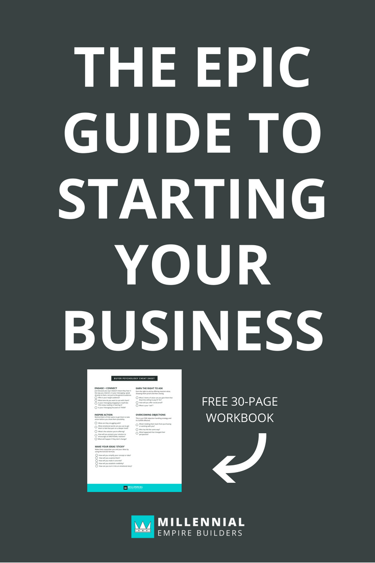 Starting your business doesn't have to be overwhelming or scary. This epic guide walks you through ev-er-y-thing you need to know to start, launch and scale your business.